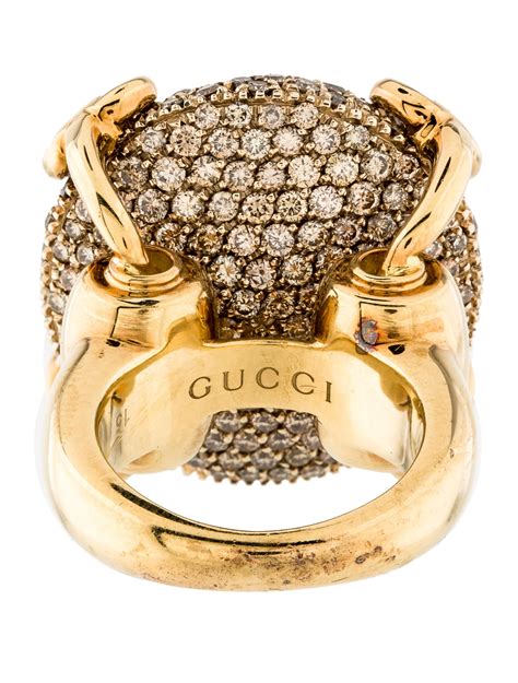 diamond gucci rings|18kt gold gucci rings.